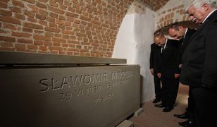 Sławomir Mrożek spoczął w Panteonie Narodowym w Krakowie