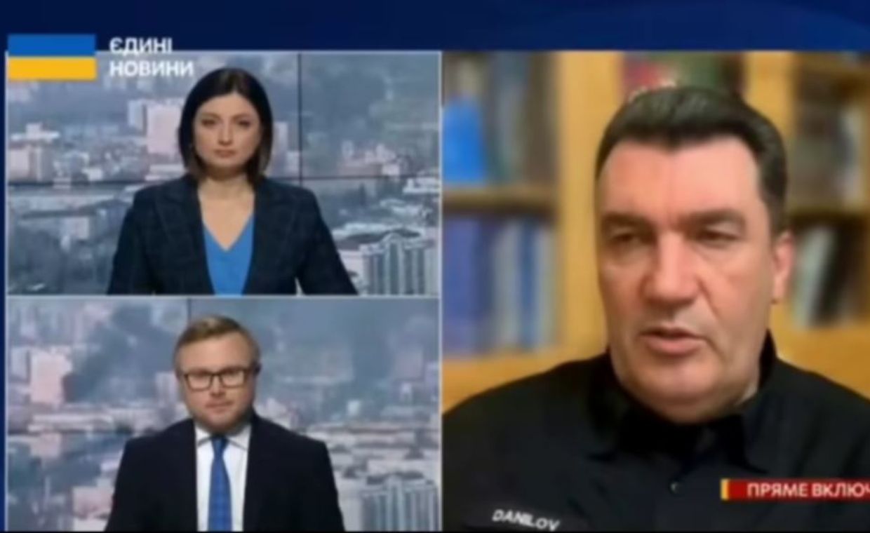 W deepfejkowym nagraniu wykorzystano twarze gen. Budanowa i Ołeksieja Daniłowa