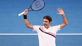 Punkt zdobył nawet na kolanach. Roger Federer i Bill Gates znów zagrali dla dzieci z Afryki