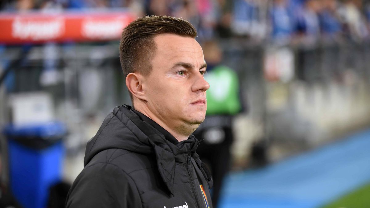 WP SportoweFakty / Michał Jankowski / Na zdjęciu: Mateusz Stolarski (trener Motoru Lublin)
