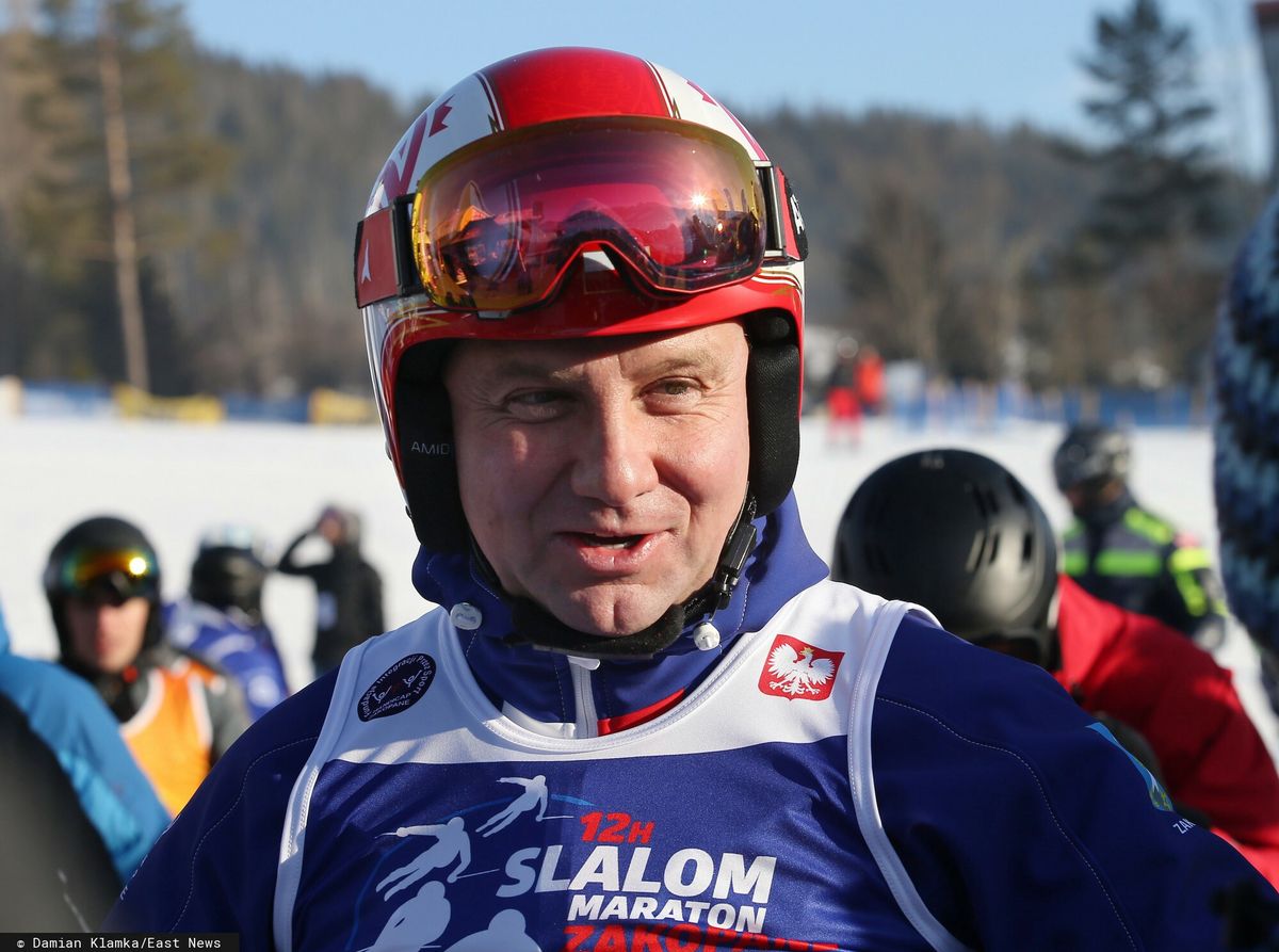 Andrzej Duda od lat przyjeżdża na stok narciarski do Wisły
