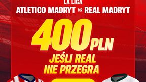 Hit! 400 zł bonusu w wielkich derbach Madrytu. Za wygraną lub remis Realu!