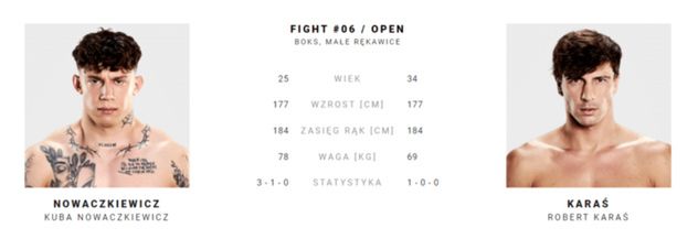 Nowaczkiewicz vs Karaś na Fame MMA 19 | źródło: famemma.tv