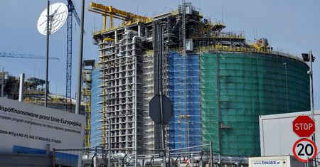 Ponad milion metrów sześciennych gazu przyjął terminal LNG