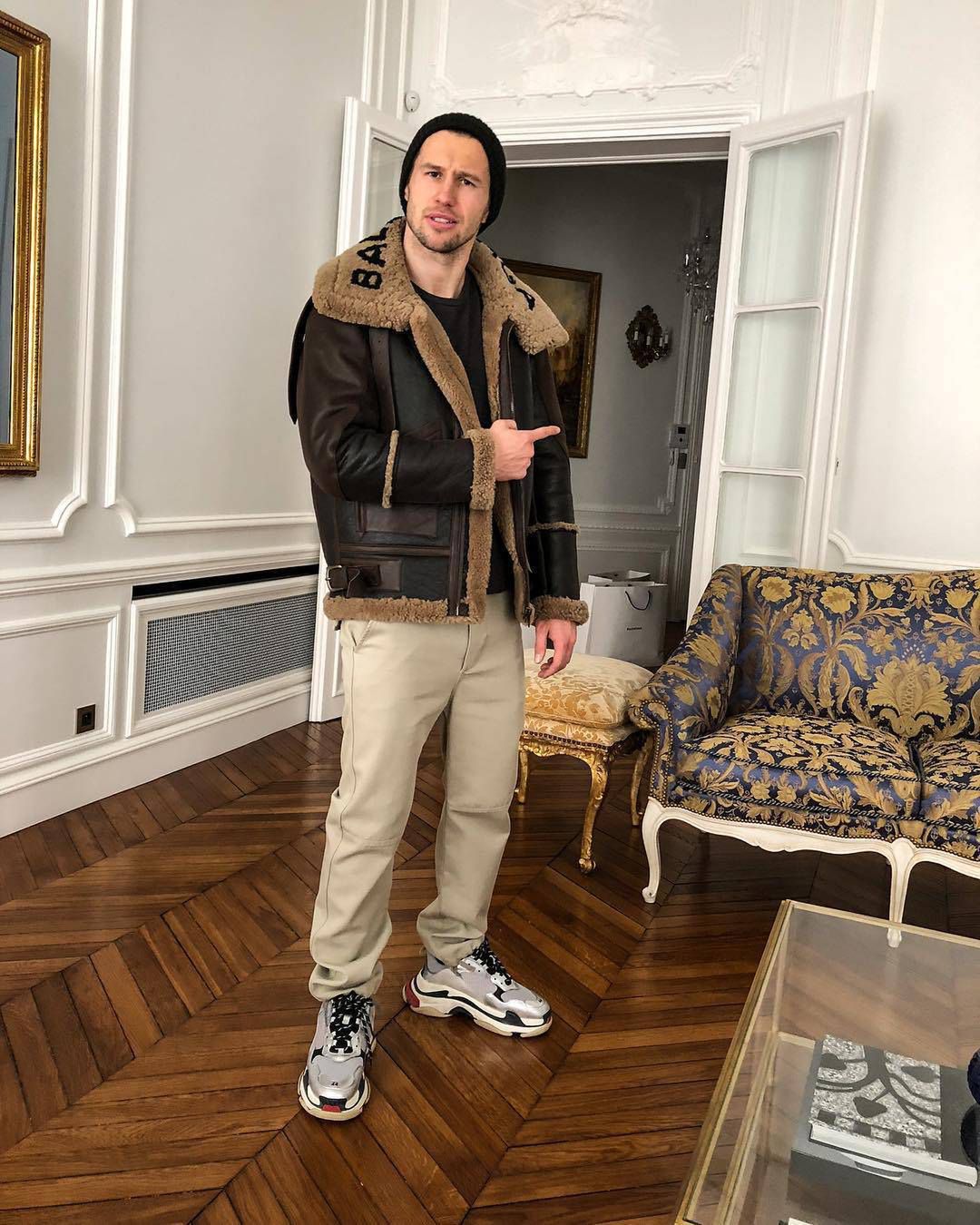 Grzegorz Krychowiak w ciachach marki Balanciaga