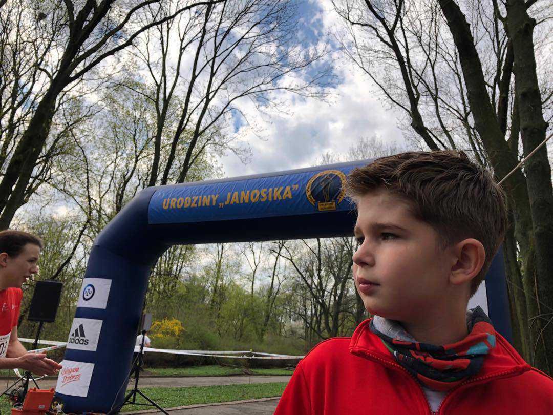 Syn Joanny Racewicz na Biegu Janosika