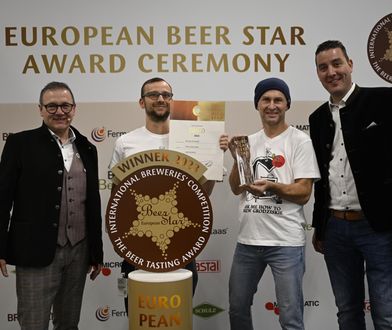 Browar Grodzisk ze złotem na European Beer Star!