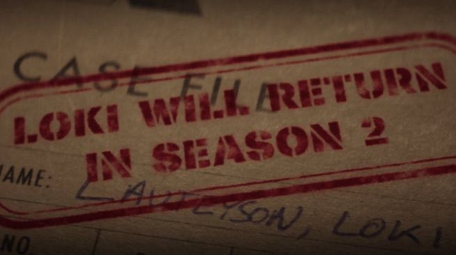 Kadr z finału serialu Loki zapowiadający sezon 2