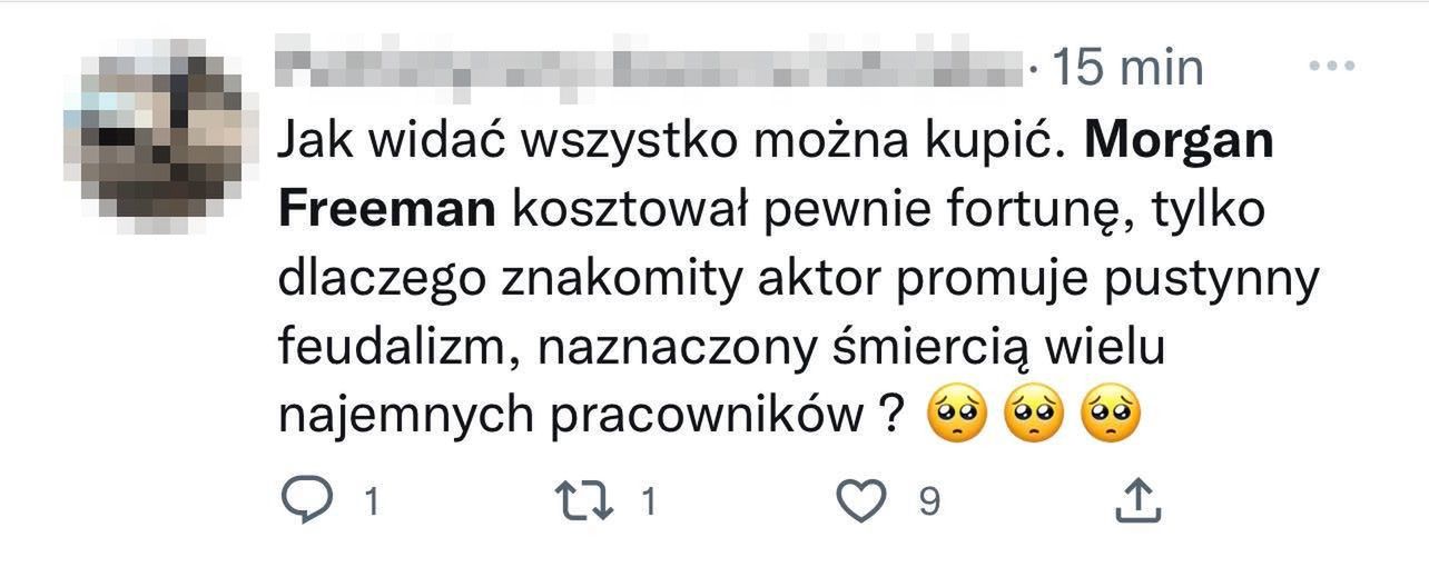 Morgan Freeman otworzył Mundial w Katarze