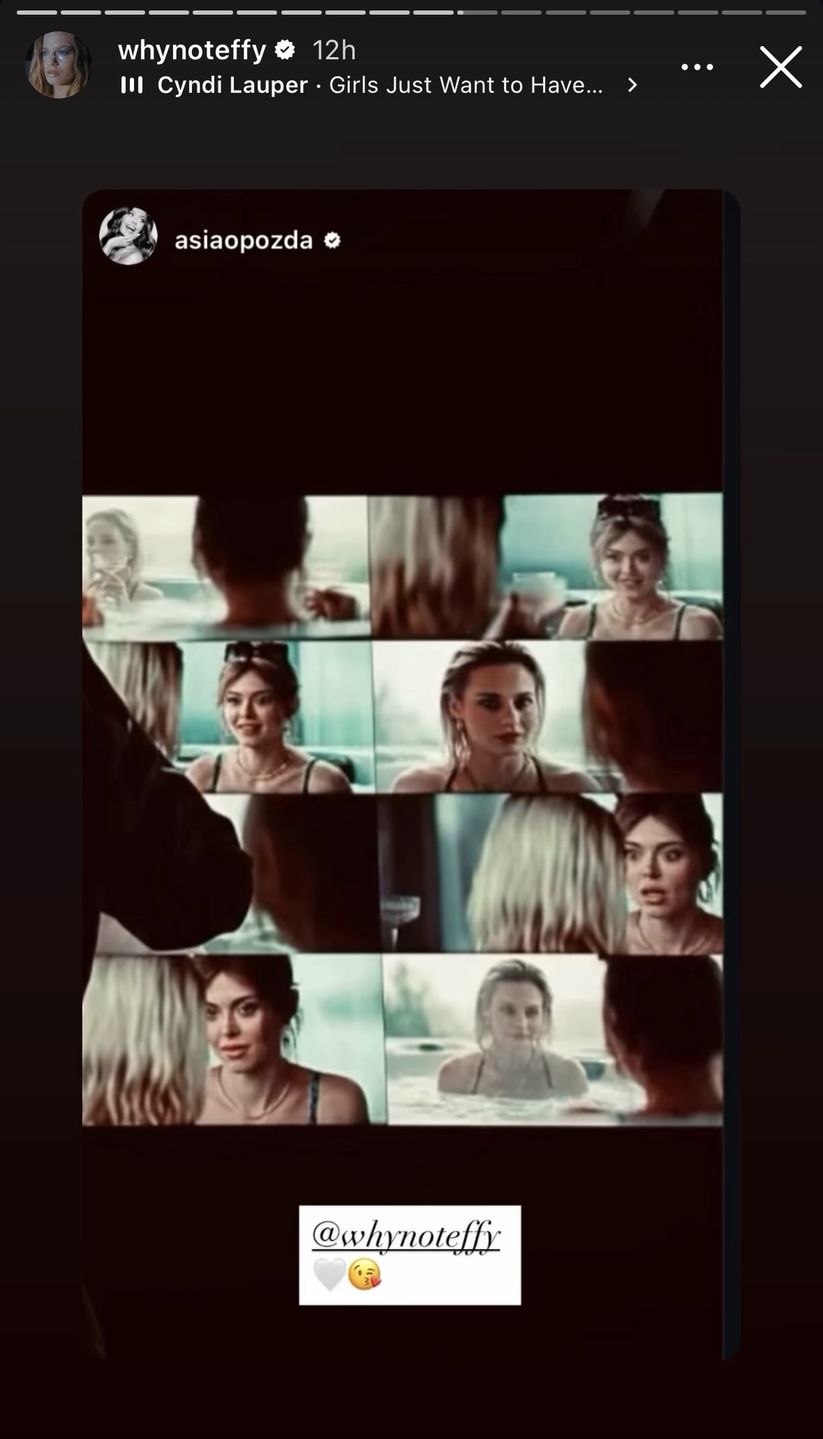 Joanna Opozda składa życzenia Kasi Sawczuk