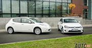 Volkswagen e-Golf i Nissan Leaf - zdjęcia