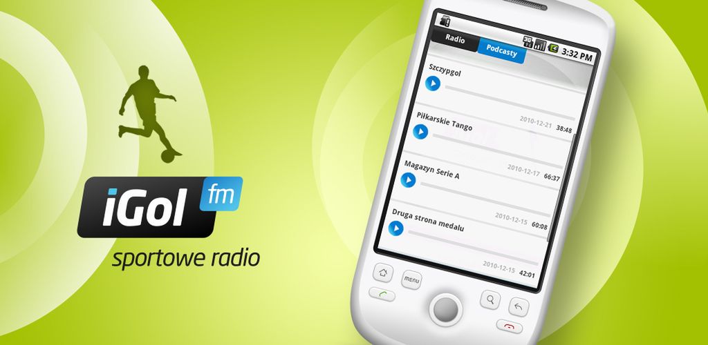 Sportowe radio iGol FM na Androida