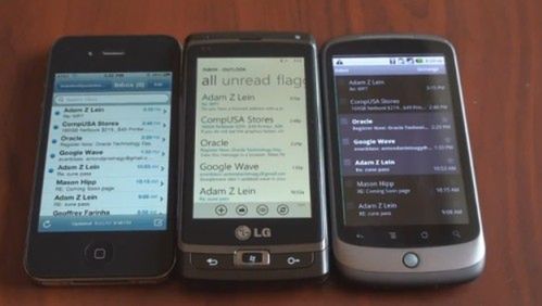 Windows Phone 7, iOS i Android ? porównanie klientów e-mail [wideo]