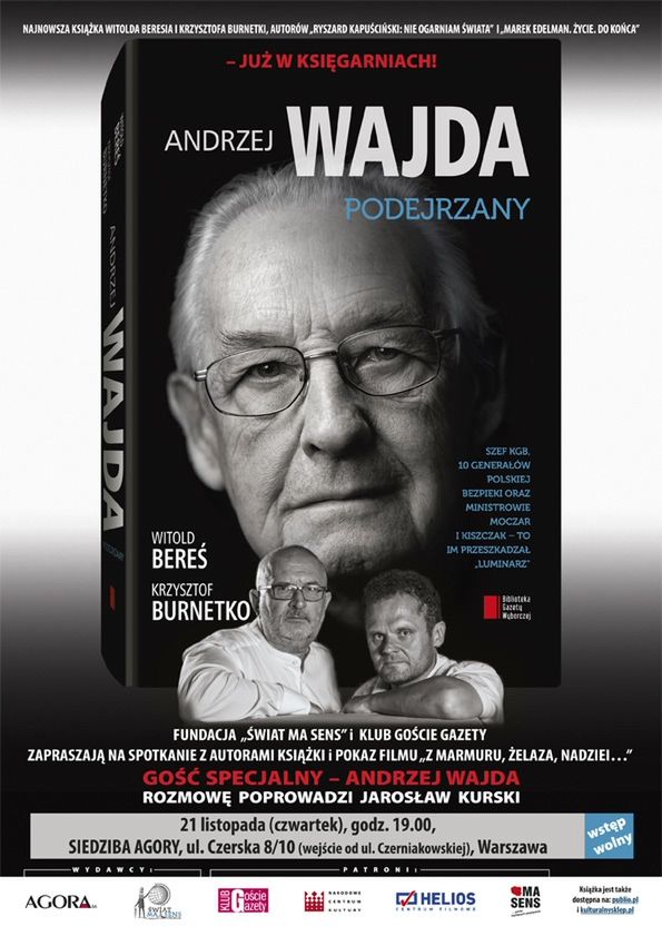 WARSZAWA: Spotkanie z Andrzejem Wajdą w Agorze