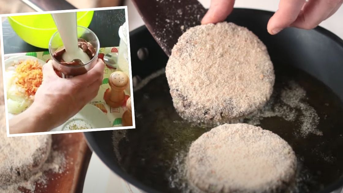 Kotlety mielone z leśnych grzybów