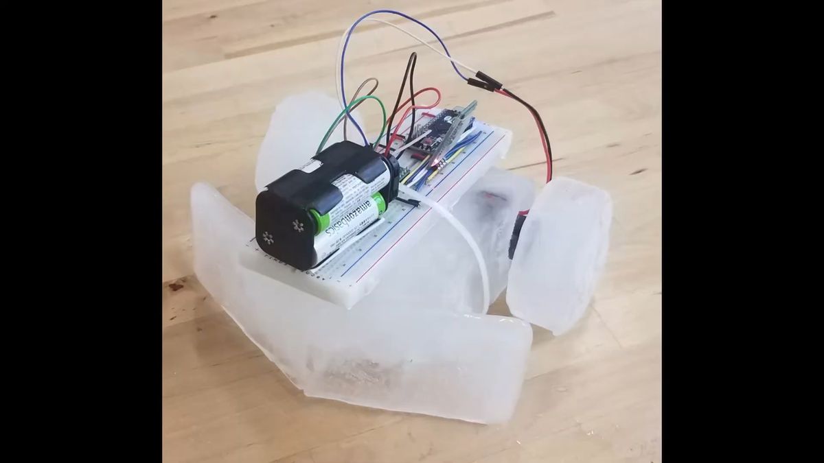 Roboty wykonane z lodu mogą już wkrótce polecieć w kosmos 1