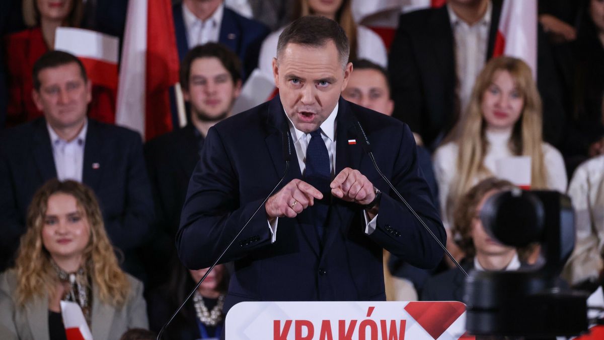PiS og?asza kandydata na Prezydenta RP
24.11.2024 Krakow Hala PTG Sokol. Konwencja obywatelska PiS " Polska - Przyszlosc " i ogloszenie kandydata Prawa i Sprawiedliwosci na prezydenta RP.
fot. Beata Zawrzel/REPORTER
n/z Karol Nawrocki
Beata Zawrzel/REPORTER