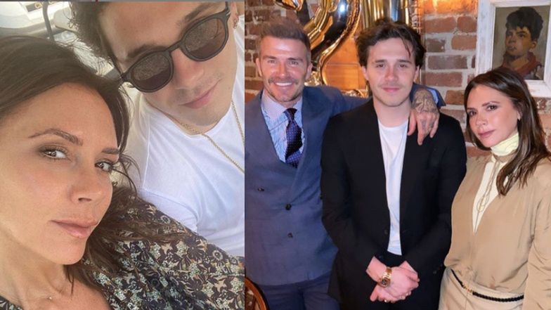 Victoria Beckham, Brooklyn Beckham i David Beckham