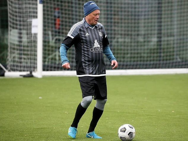Miron Markiewicz podczas turnieju we Lwowie w ostatni weekend (fot. Instagram - lvivfootball)