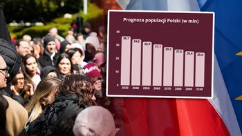 Populacja Polski spadnie do 26 milionów osób