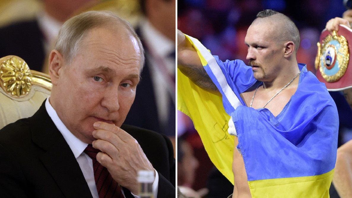 Getty Images / Contributor / Khalid Alhaj / MB Media / Władimir Putin i Ołeksandr Usyk