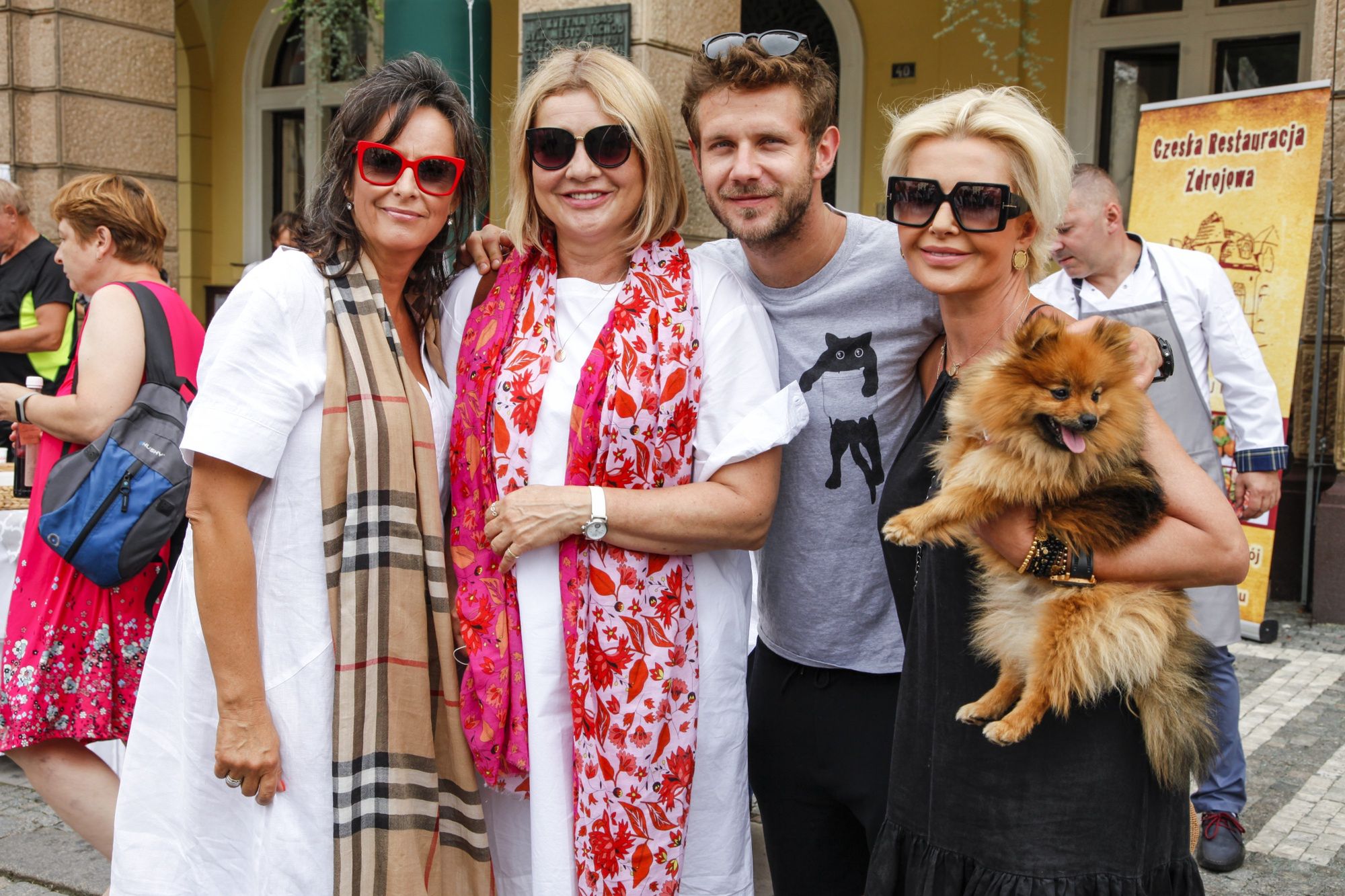 Anna Korcz, Małgorzata Ostrowska-Królikowska, Joanna Racewicz i Antoni Królikowski