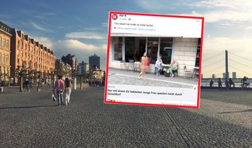 Niemcy. Naga kobieta spacerowała po mieście