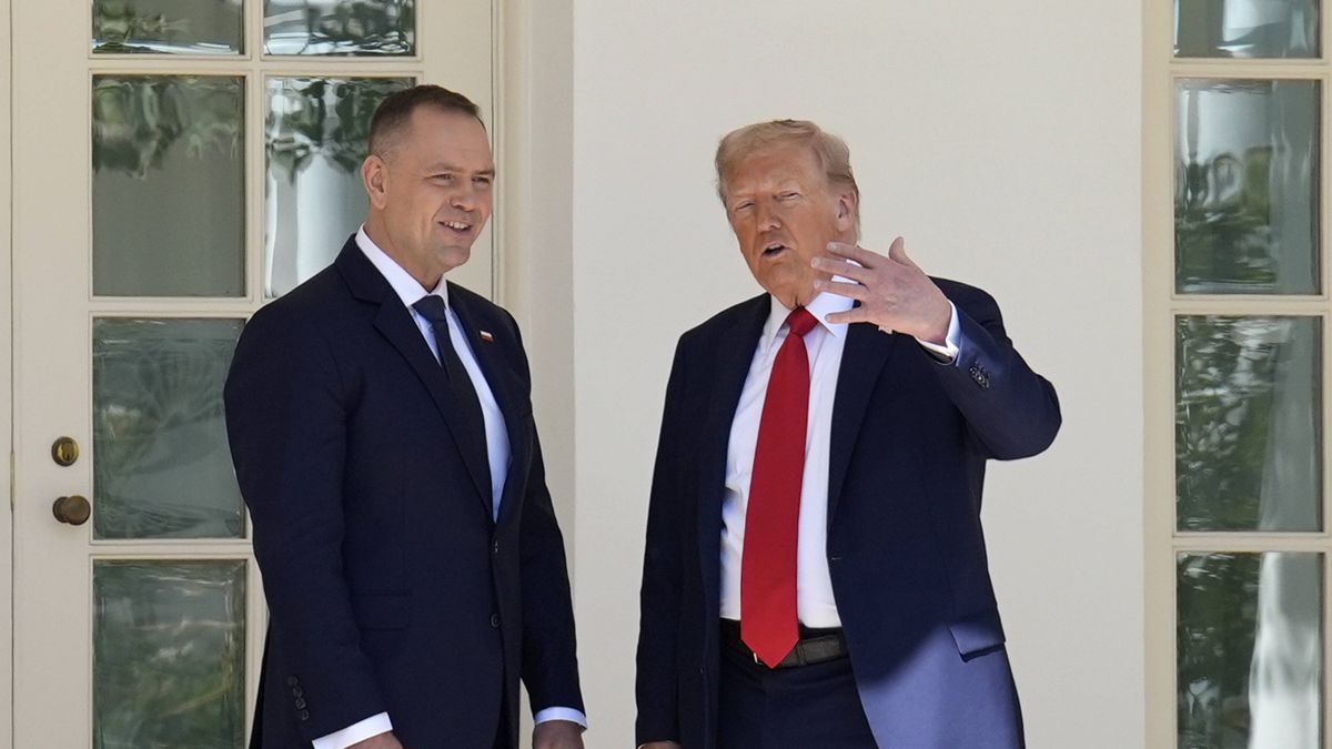 Karol Nawrocki i Donald Trump
