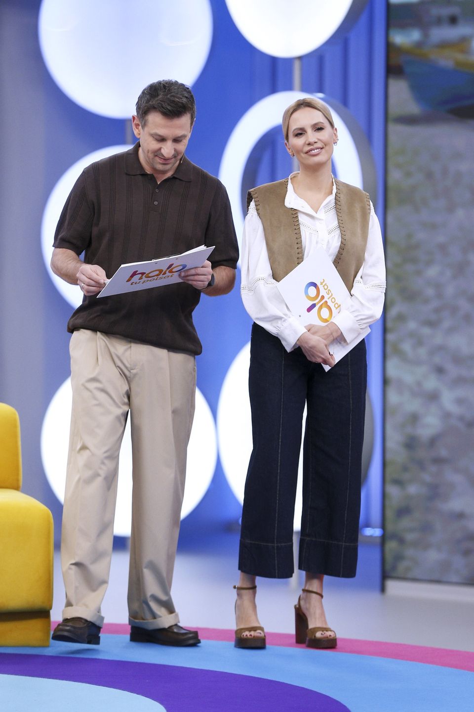 Stylizacja Agnieszki Hyży w "Halo tu Polsat"