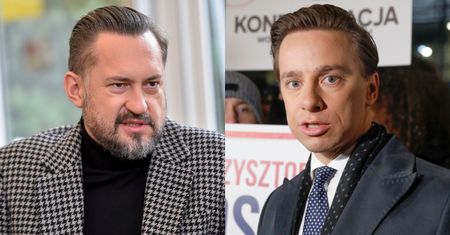 Marcin Prokop ZADRWIŁ na wizji z Krzysztofa Bosaka! Nawiązał do Grzegorza Brauna i gaśnicy