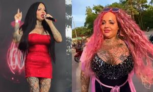 Zaskakująca METAMORFOZA Sandry S! Autorka hitu "Big Klamoty" zachwyciła na festiwalu w CZERWONEJ MINI (FOTO)