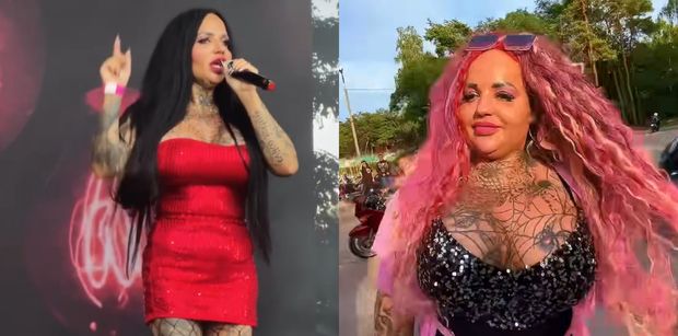 Zaskakująca METAMORFOZA Sandry S! Autorka hitu "Big Klamoty" zachwyciła na festiwalu w CZERWONEJ MINI (FOTO)