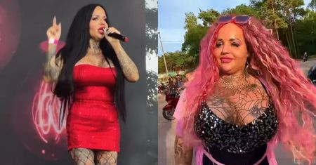 Zaskakująca METAMORFOZA Sandry S! Autorka hitu "Big Klamoty" zachwyciła na festiwalu w CZERWONEJ MINI (FOTO)