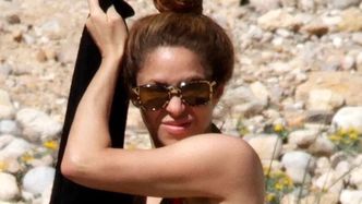 45-letnia Shakira paraduje w kostiumie na hiszpańskiej plaży  (ZDJĘCIA)