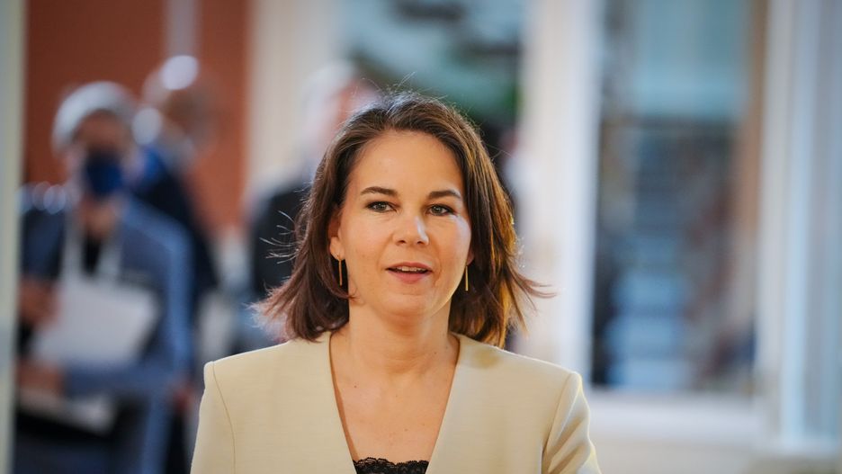German Foreign Minister Annalena Baerbock arrives at the G7 Foreign Ministers Summit in Weissenhaeuser Strand, Germany, May 13, 2022