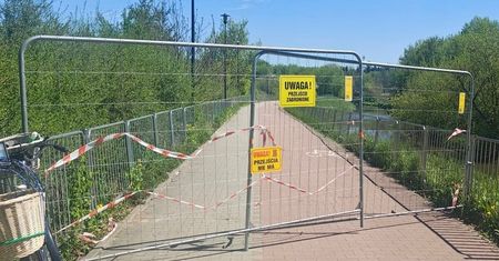 Zamknęli ścieżkę nad Bystrzycą bez zapowiedzi. Wiemy, co się dzieje i jak długo to potrwa