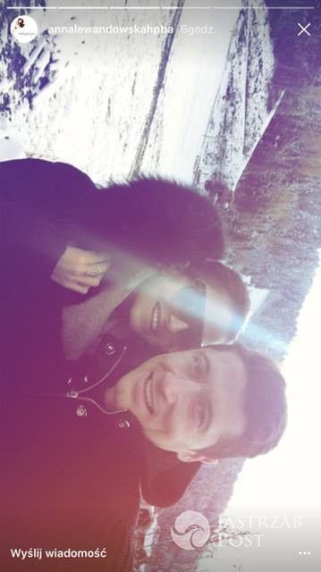 Anna Lewandowska i Robert Lewandowski w górach
