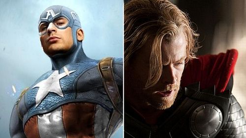 Concept art: Captain America & Thor 1