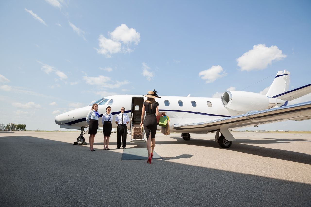 Jet, private plane