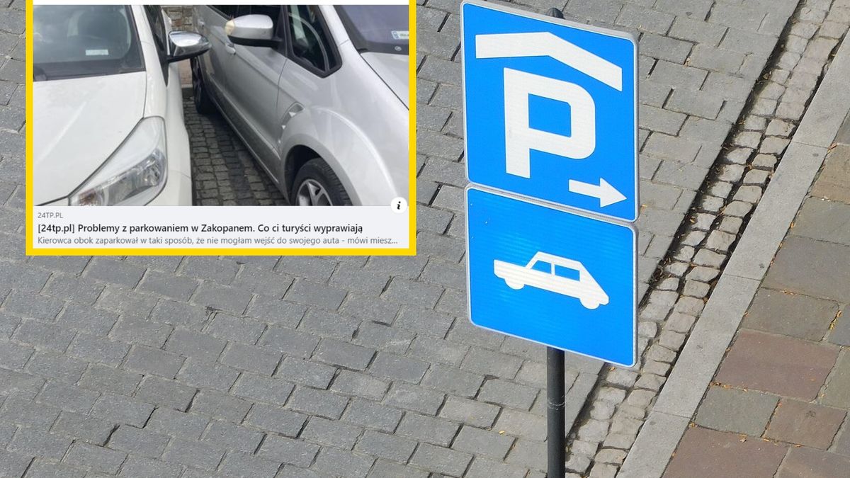 Problemy z parkowaniem to zmora w Zakopanem 