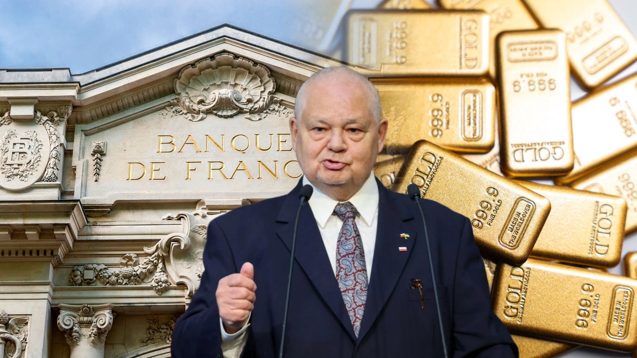 Francja sprzedała rezerwy złota i zarobiła. "Okiwała Glapińskiego"