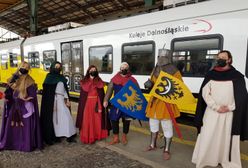 Lekcja historii w pociągu. Koleje Dolnośląskie uczciły 780. rocznicę bitwy pod Legnicą