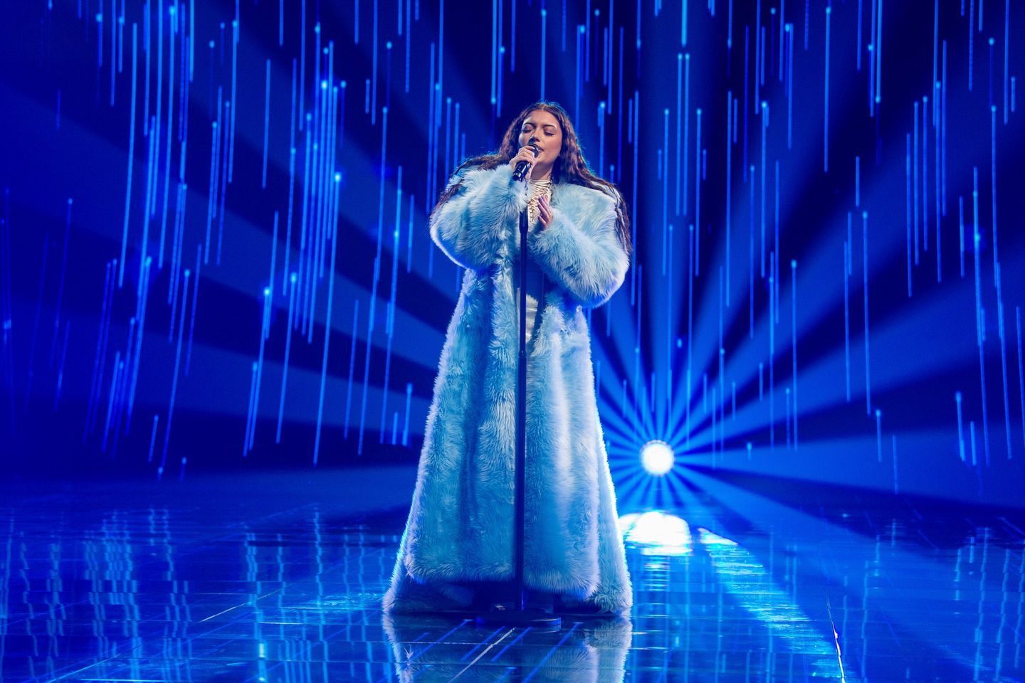 Viki Gabor podczas krajowych eliminacji do Eurowzizji