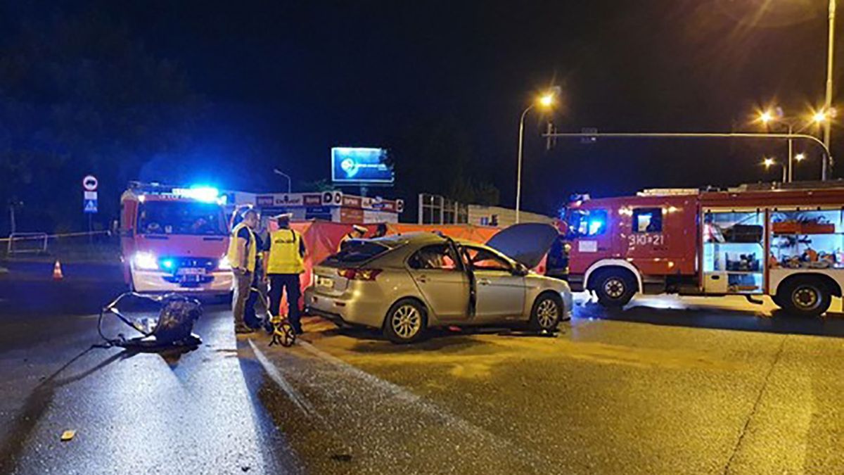 W nocy z soboty na niedzielę w Łodzi doszło do tragicznego wypadku