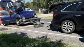Zator: Wypadek na DK 44. Dwie osoby zostały poszkodowane