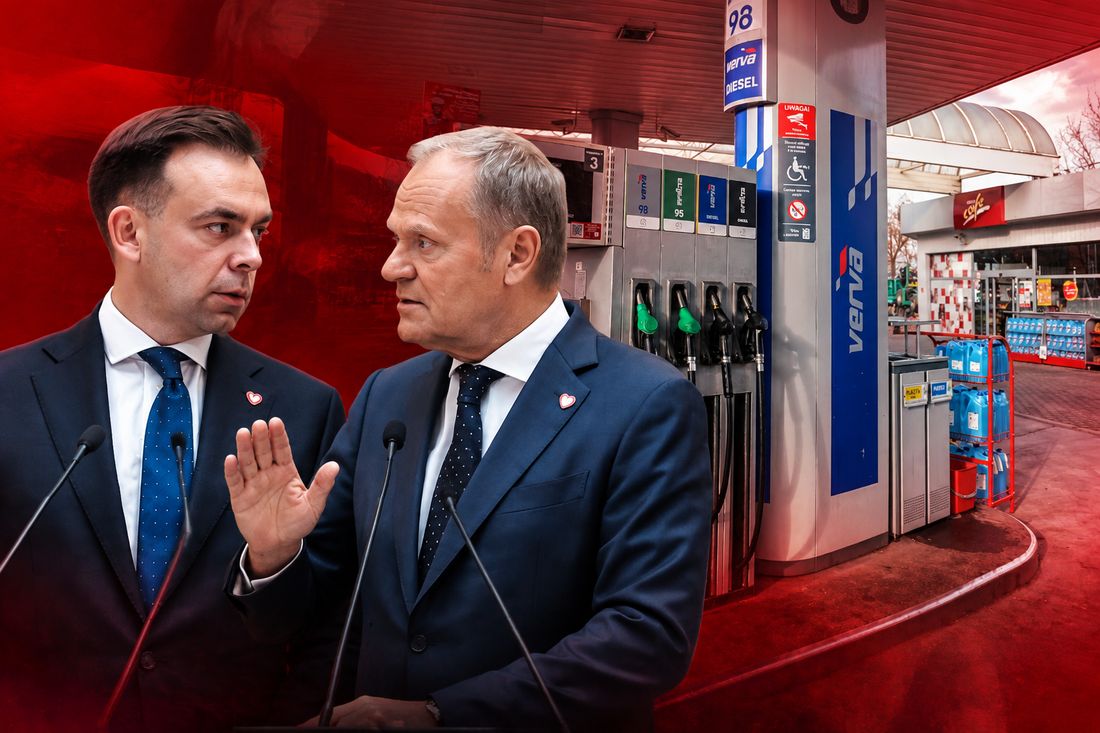 Tańsze paliwo tylko z podpisem Nawrockiego. Rząd nie ma planu B
