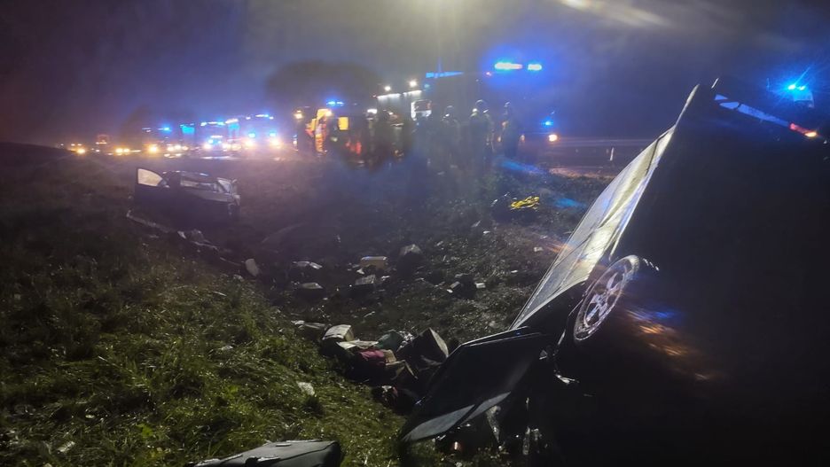Małopolska. Wypadek na A4. 13 osób rannych 