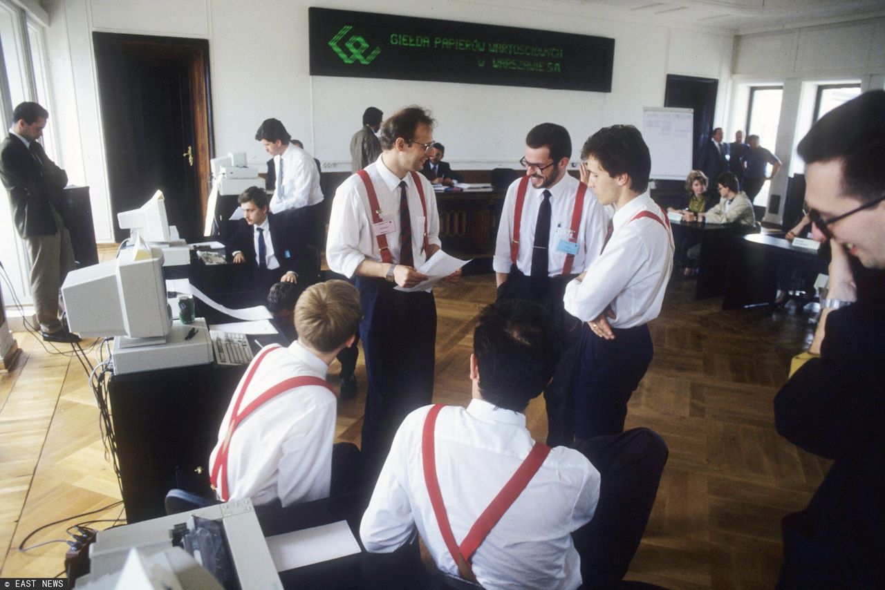 35 lat GPW. Od pięciu spółek po erę wielkich prywatyzacji i hossy