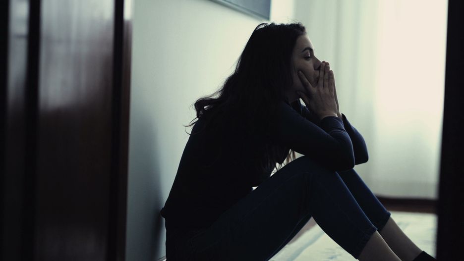 Desperate person in distress during emotional crisis. Woman sitting on floor at home feeling ashamed. Depressed girl alone
shame, silhouette, depression, solitude, cry, frustrated, hurt, pain, people, despair, stress, person, unhappy, sadness, expression, sad, adult, emotion, problem, depressed, problems, tired, loneliness, headache, emotional, lonely, worried, alone, trouble, girl, frustration, female, anxiety