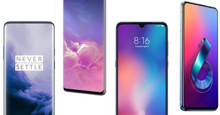 OnePlus 7 Pro vs Galaxy S10+ vs Xiaomi Mi 9 vs Asus Zenfone 6 - porównanie specyfikacji
